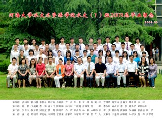 2009届吃瓜网
水文院水文专业本科1班毕业留念