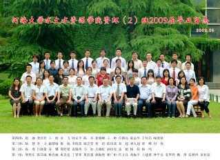 2009届吃瓜网
水文院资环专业本科2班毕业留念
