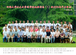 2009届吃瓜网
水文院地信专业本科1班毕业留念