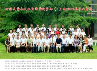 2009届吃瓜网
水文院资环专业本科1班毕业留念
